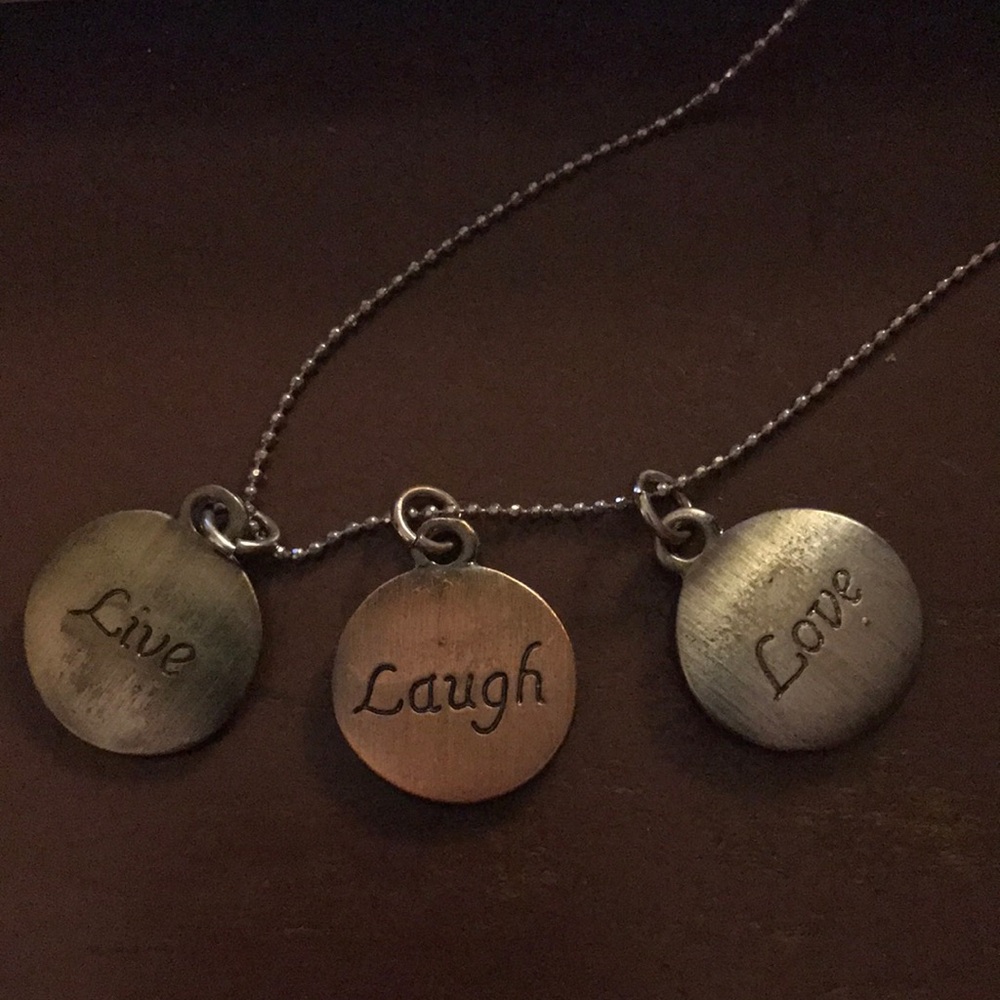 Live Laugh Love Pendant Necklace